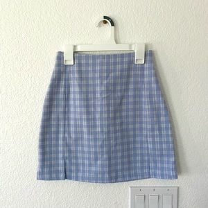 Brandy Melville Plaid Mini Skirt